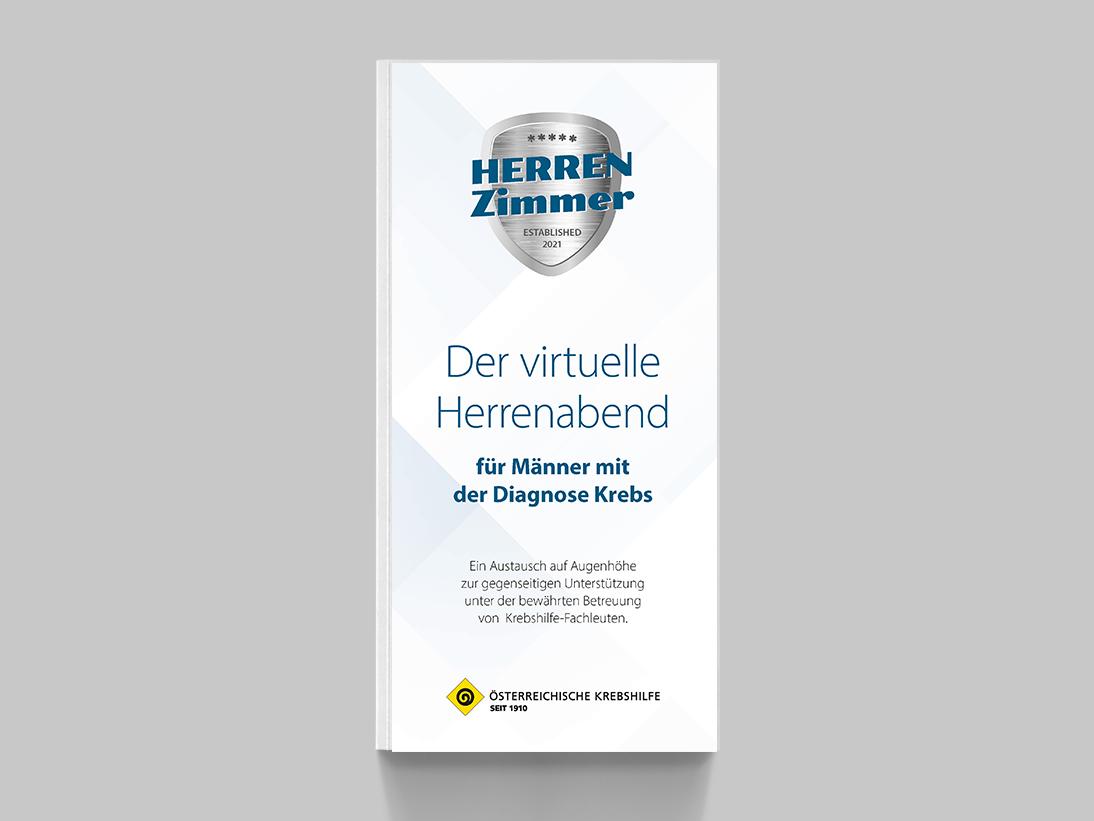 Flyer zum "Herrenzimmer"